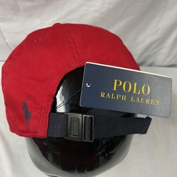 Polo Ralph Lauren 1993 Athl. Dept. red ball cap hat - Picture 2 of 5